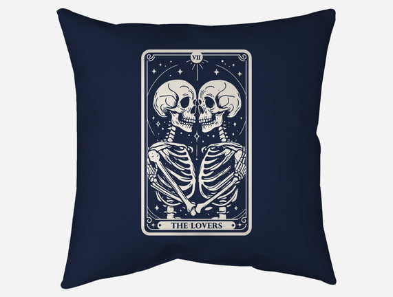 The Lovers Tarot Skull