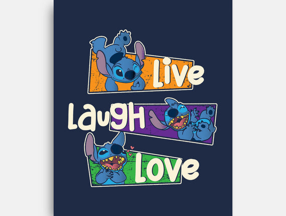 Live Laugh And Love Stitch