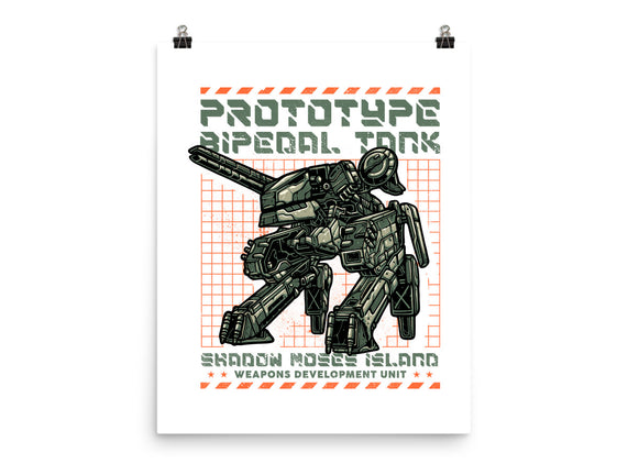 Prototype Bipedal Tank