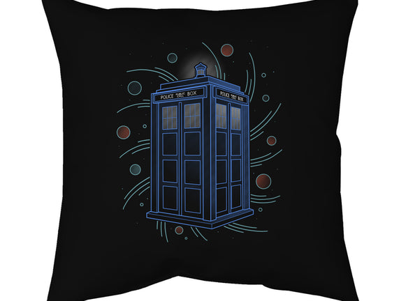 Neon Line-Art Time And Space Box