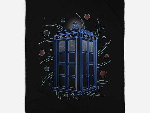 Neon Line-Art Time And Space Box