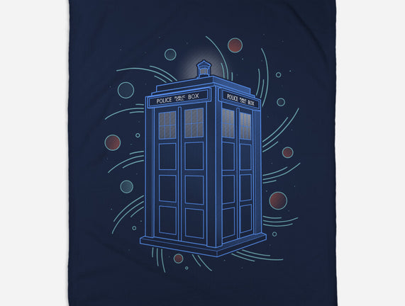 Neon Line-Art Time And Space Box