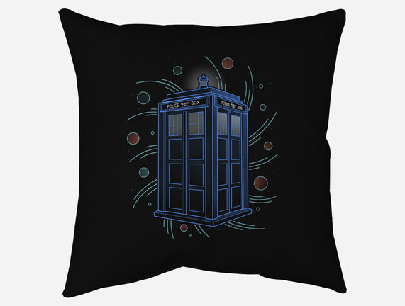 Neon Line-Art Time And Space Box