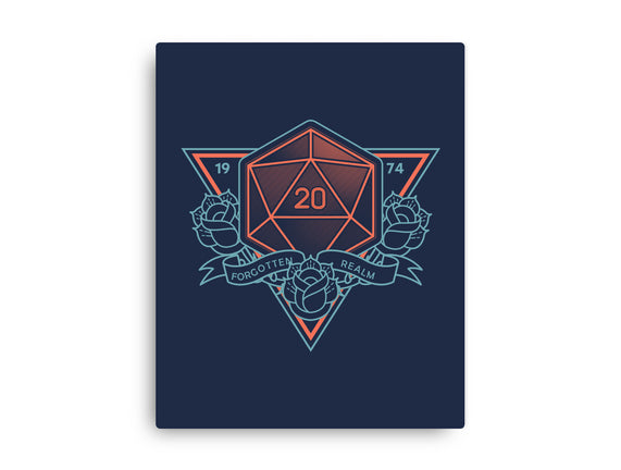 Neon Hipster Critical Dice