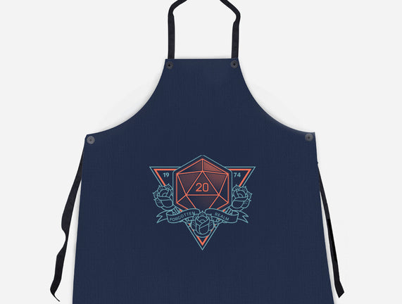 Neon Hipster Critical Dice
