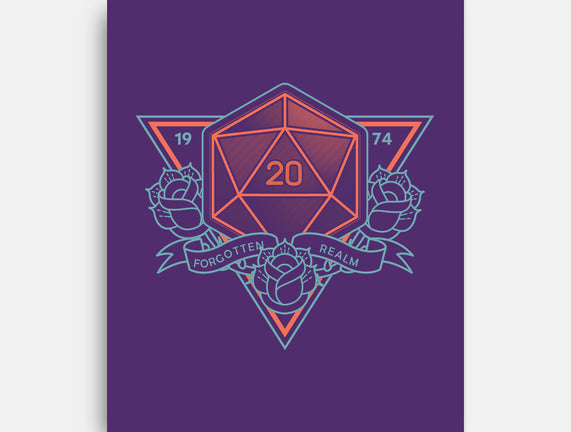 Neon Hipster Critical Dice