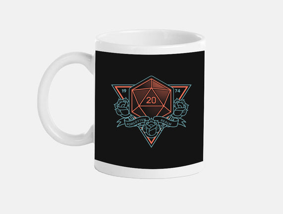 Neon Hipster Critical Dice