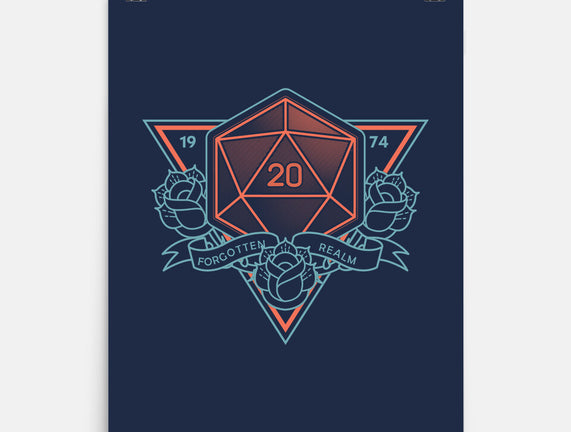Neon Hipster Critical Dice