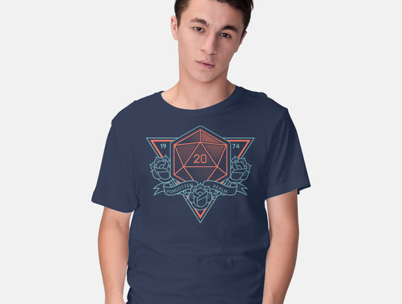 Neon Hipster Critical Dice