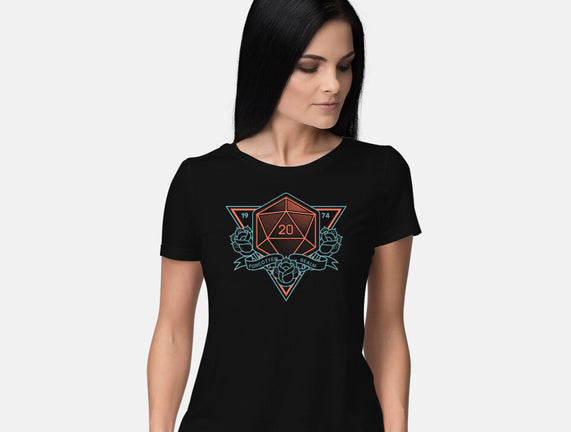 Neon Hipster Critical Dice
