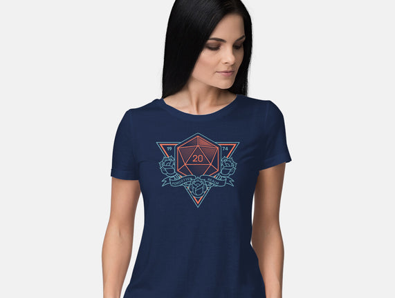 Neon Hipster Critical Dice