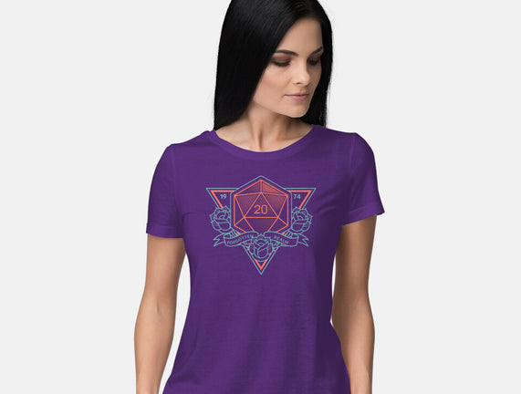Neon Hipster Critical Dice