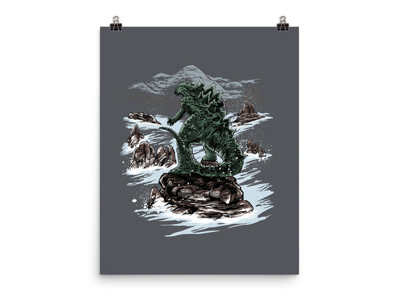Kaiju Above The Sea Of Fog