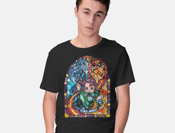 Tanjiro Stained Glass