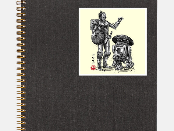 Samurai Droids Sumi-e