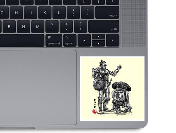 Samurai Droids Sumi-e