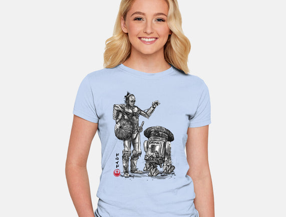 Samurai Droids Sumi-e