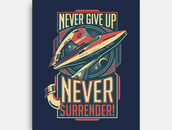 Never Surrender!