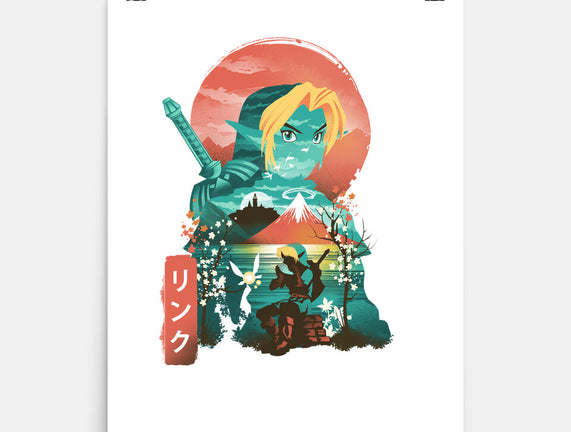 Ukiyo-E Hyrule Hero