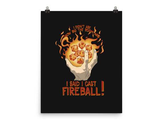 Cast Fireball