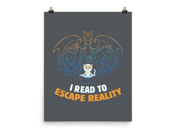 I Read to Escape Reality