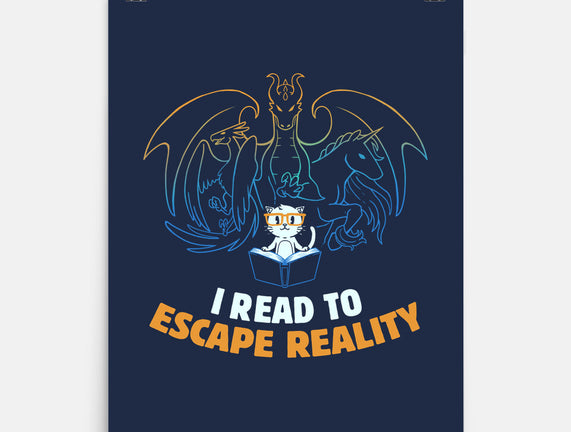 I Read to Escape Reality
