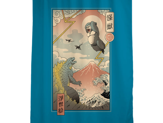 Kaiju Fight In Edo
