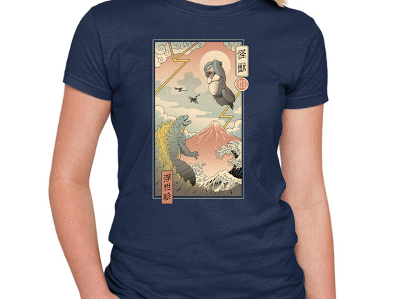 Kaiju Fight In Edo