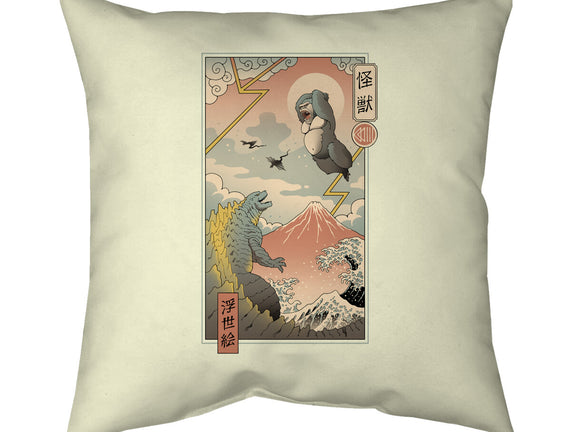 Kaiju Fight In Edo
