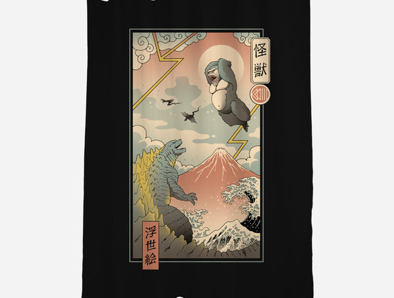 Kaiju Fight In Edo