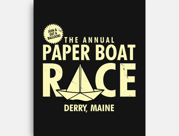 The Annual Paper Boat Race