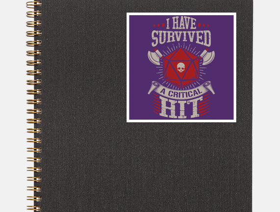 I Survived A Critical Hit