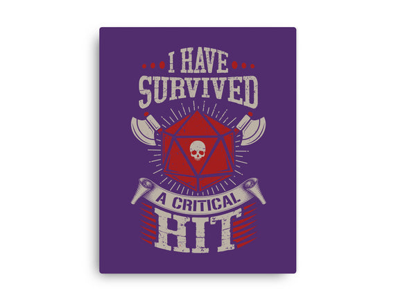 I Survived A Critical Hit