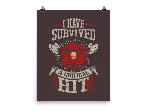 I Survived A Critical Hit