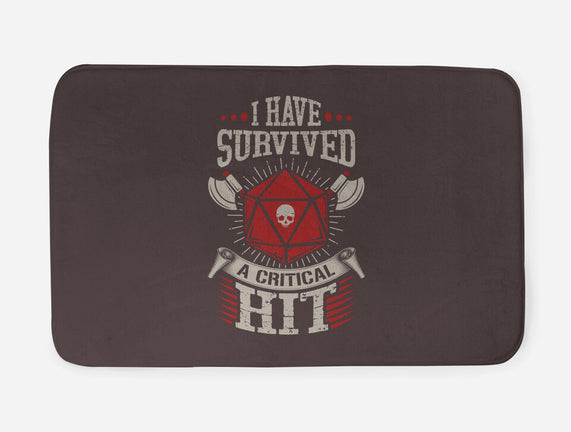 I Survived A Critical Hit