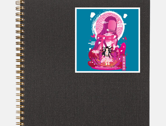 Nezuko Negative Space