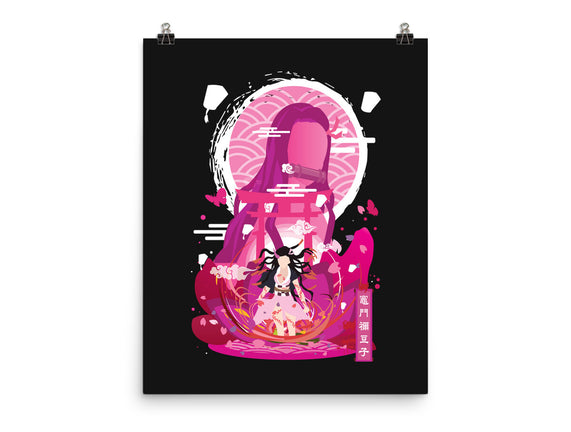 Nezuko Negative Space