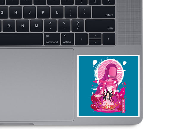 Nezuko Negative Space