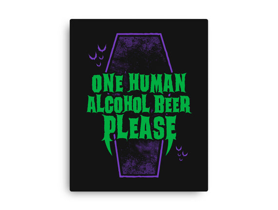 One Human Beer