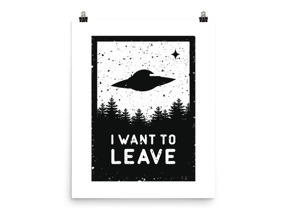 I Want To Leave