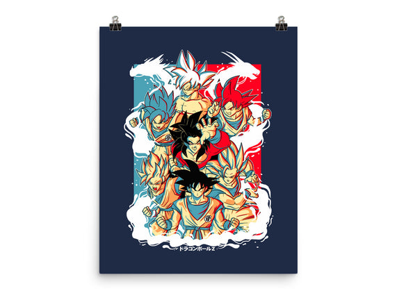 Goku Transforms