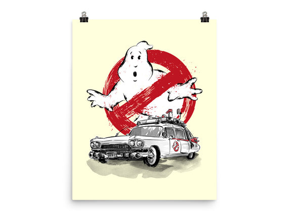 Ecto-1 Sumi-E