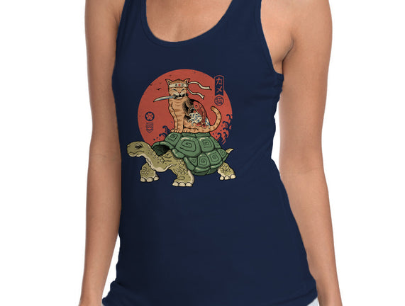 Catana On Turtle
