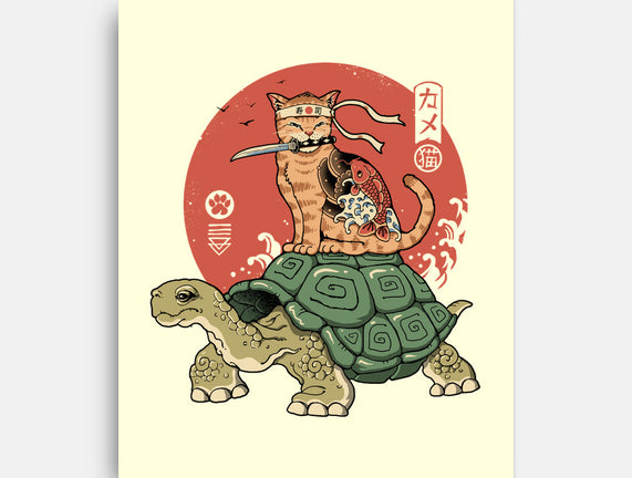 Catana On Turtle