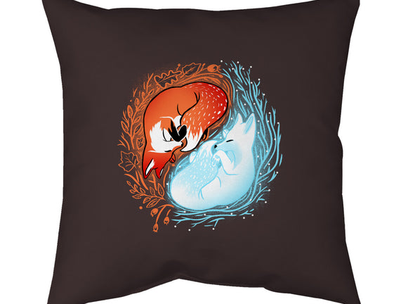 Autumn And Winter Fox