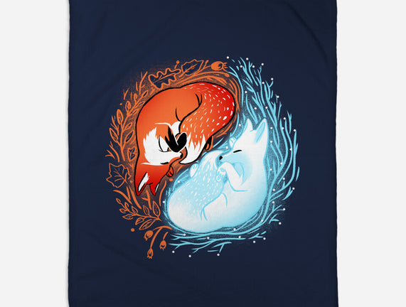 Autumn And Winter Fox