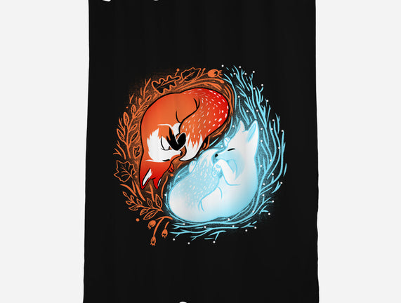 Autumn And Winter Fox