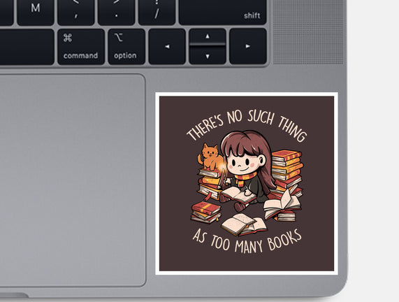 No Such Thing As Too Many Books