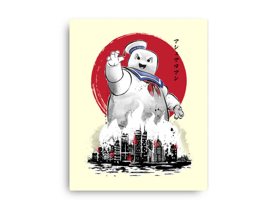 Marshmallow Man Sumi-E