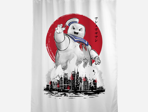 Marshmallow Man Sumi-E